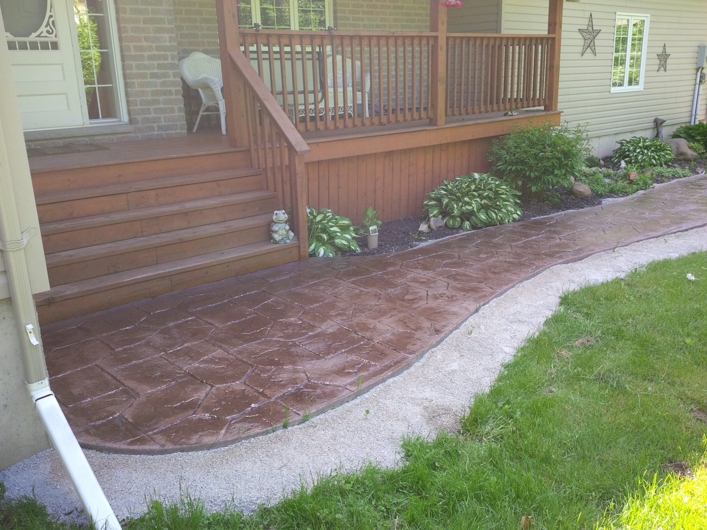 Walkways & Front Entrances by Dura Concrete Floors in Simcoe County, Ontario
