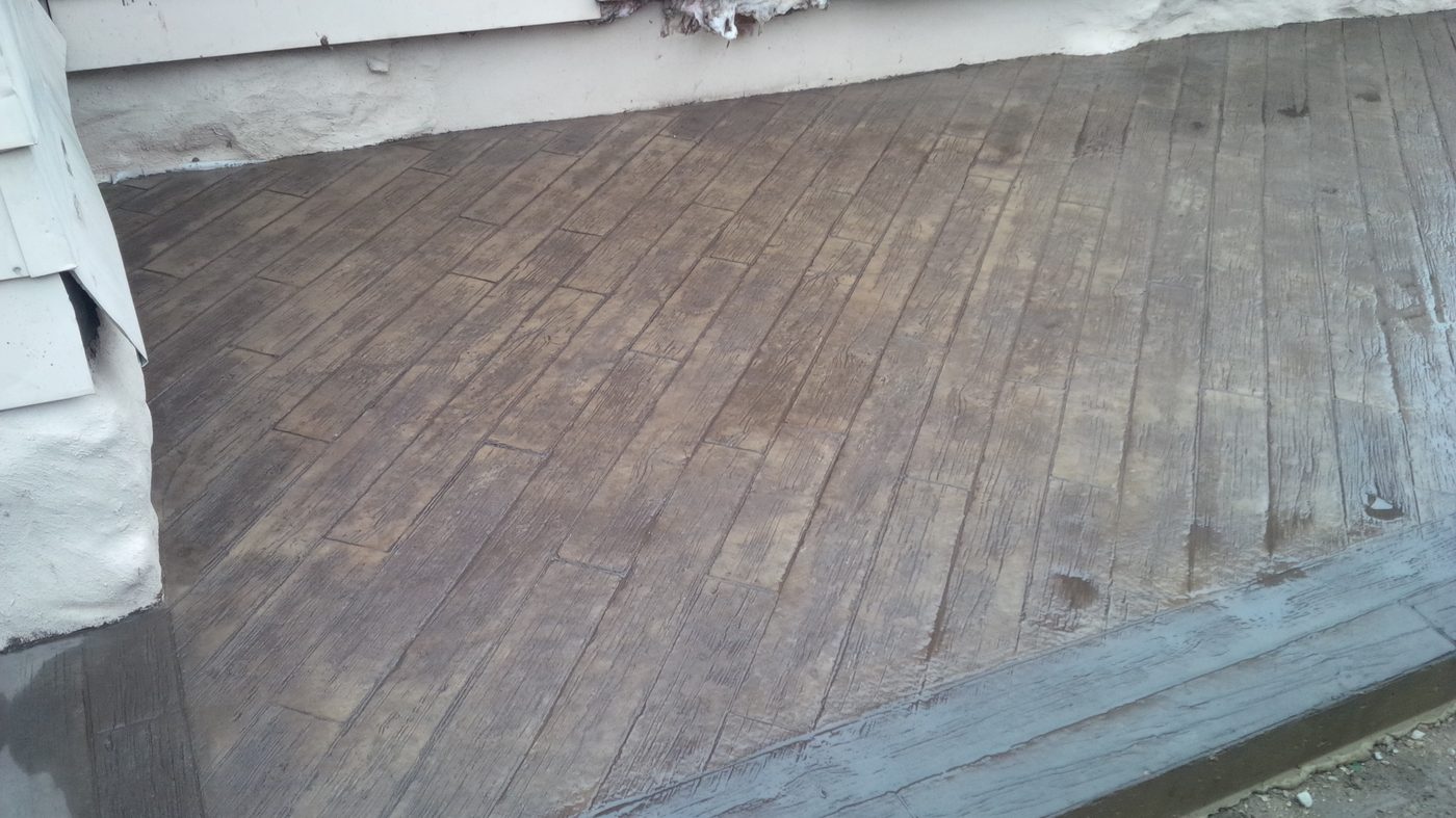 Wood Plank with Border by Dura Concrete Floors in Orillia and Simcoe County, Ontario, photo 5 Wood Plank with Border by Dura Concrete Floors in Orillia and Simcoe County, Ontario, photo 5