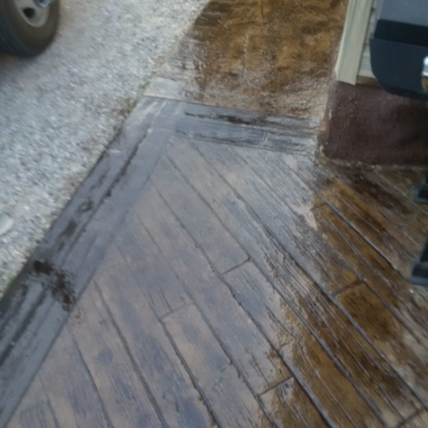 Wood Plank with Border by Dura Concrete Floors in Orillia and Simcoe County, Ontario, photo 8 Wood Plank with Border by Dura Concrete Floors in Orillia and Simcoe County, Ontario, photo 8