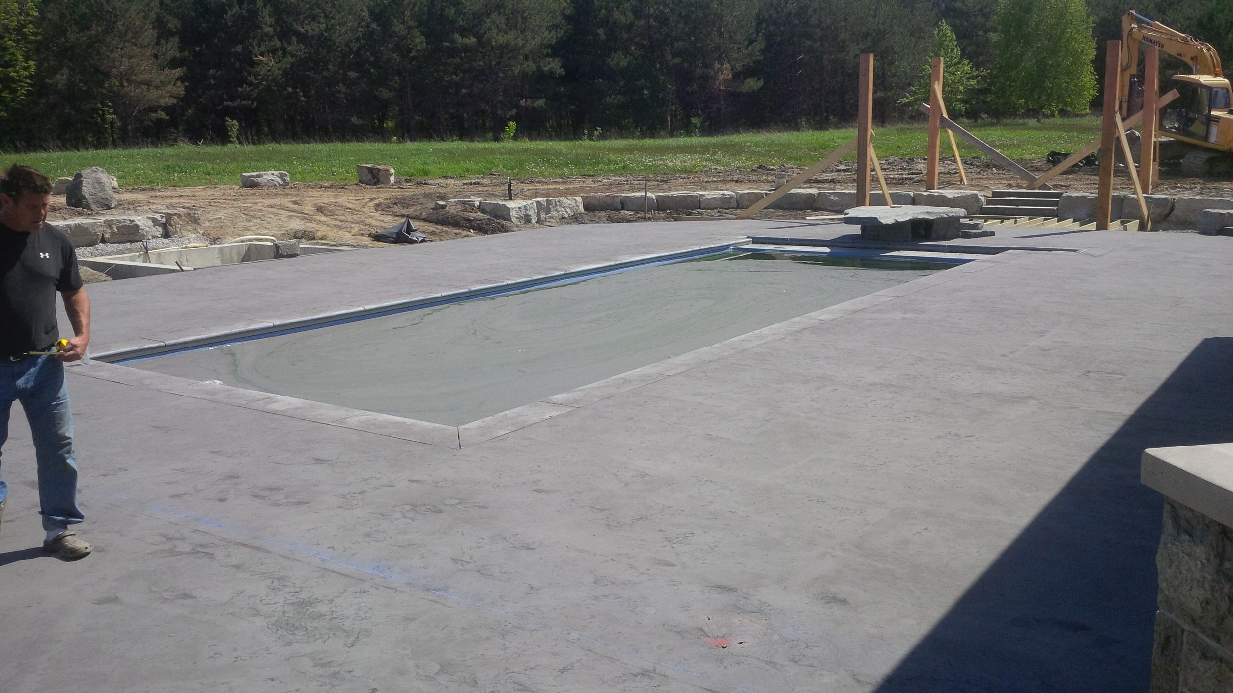 Concrete Pool Decks by Dura Concrete Floors in Simcoe County, Ontario