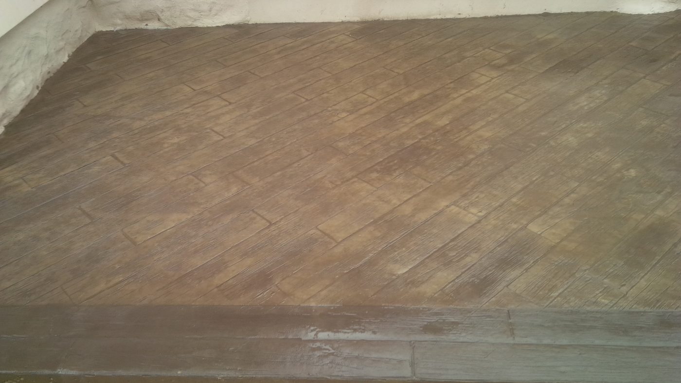 Wood Plank with Border by Dura Concrete Floors in Orillia and Simcoe County, Ontario, photo 4 Wood Plank with Border by Dura Concrete Floors in Orillia and Simcoe County, Ontario, photo 4